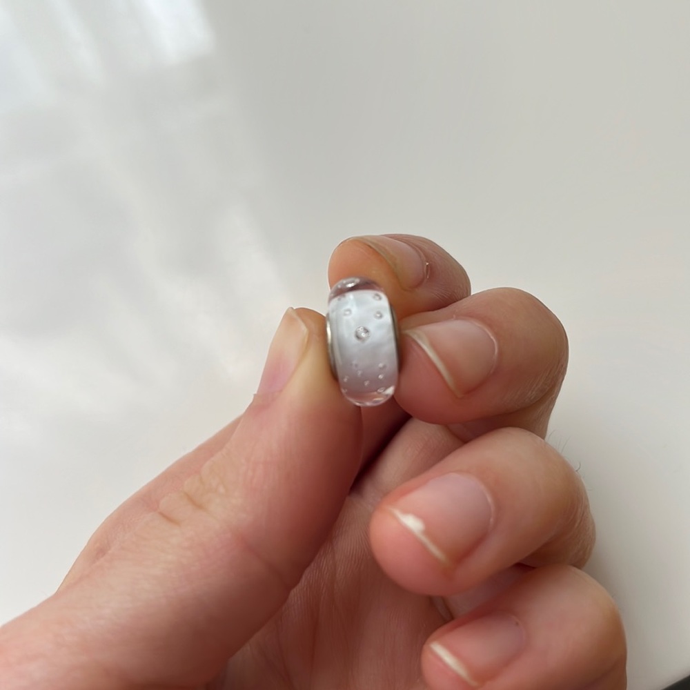 Pandora Clear Effervescence Glass Charm